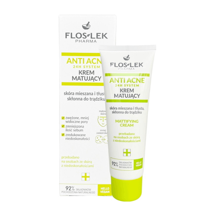 Kem Dưỡng Ẩm Và Kiểm Soát Dầu Floslek Anti Acne Mattifying Cream 50ml [Chính Hãng]