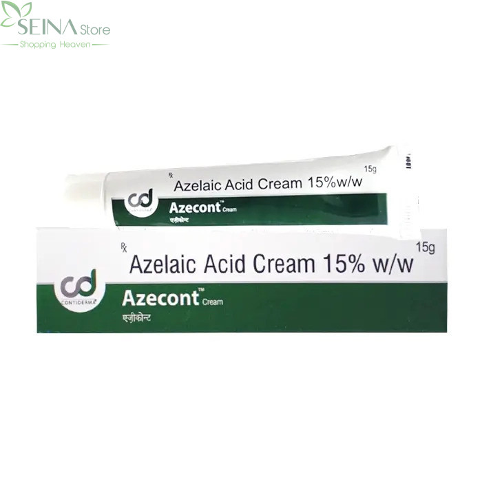 Kem trị mụn Azelaic Acid Cream 15% Azecont 15g - Seina Store